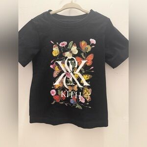 Kith Kids Black Butterfly T-Shirt size 3T